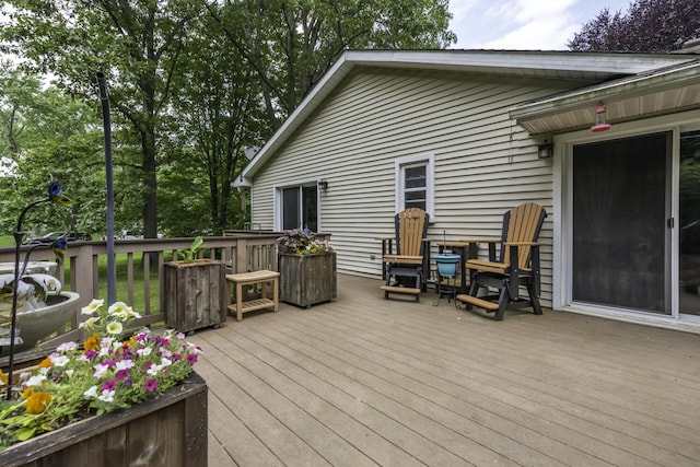 7715 Marquis Dr, Dexter, MI 48130 - view of wooden terrace