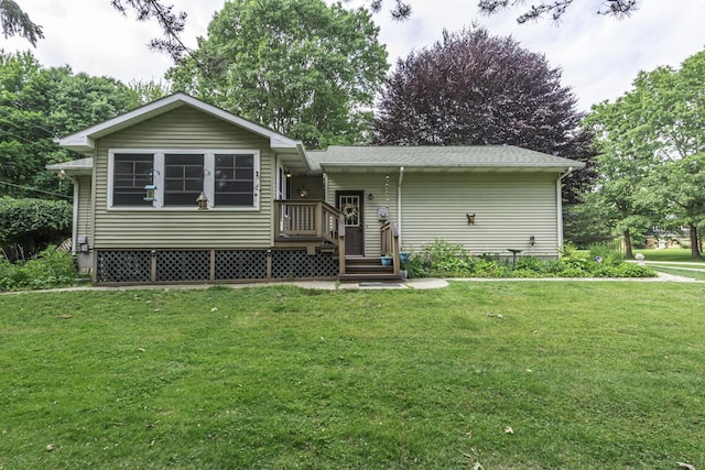 7715 Marquis Dr, Dexter, MI 48130 - view of front of property with a front yard