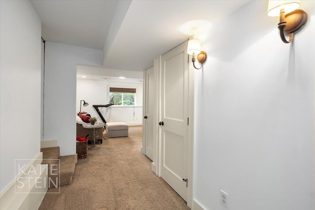 859 Orchard Ave SE, East Grand Rapids, MI 49506 - hallway featuring carpet flooring and baseboards