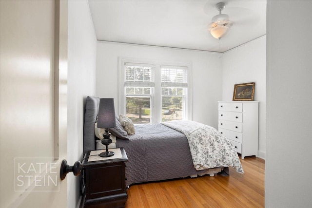 859 Orchard Ave SE, East Grand Rapids, MI 49506 - bedroom with wood finished floors and ceiling fan
