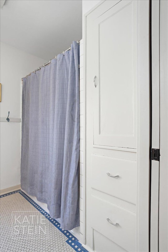 859 Orchard Ave SE, East Grand Rapids, MI 49506 - full bathroom featuring a shower with shower curtain
