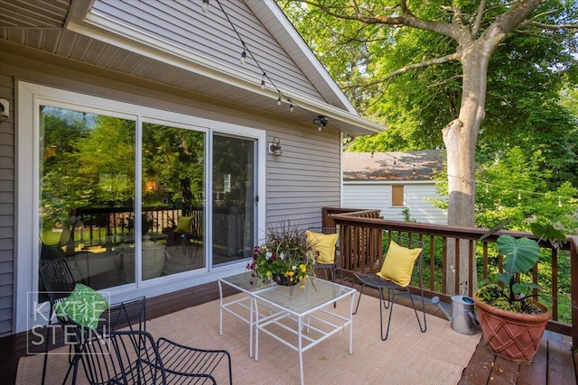 859 Orchard Ave SE, East Grand Rapids, MI 49506 - view of patio / terrace featuring a wooden deck