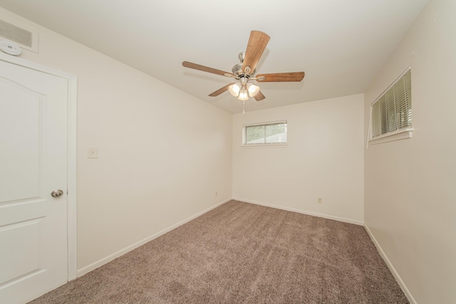 25255 Orchard Grove St, Southfield, MI 48033 - unfurnished room with carpet floors and ceiling fan