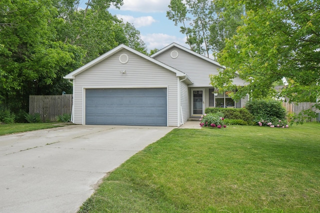 8280 Frederick St, Salem, MI 48175 - single story home with an attached garage and concrete driveway
