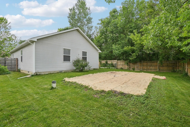 8280 Frederick St, Salem, MI 48175 - view of side of home with a fenced backyard and crawl space