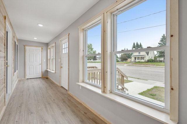 313 E Main St, Marion, MI 49665 - entryway with recessed lighting and wood finished floors