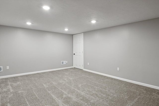 313 E Main St, Marion, MI 49665 - unfurnished room with recessed lighting and carpet floors