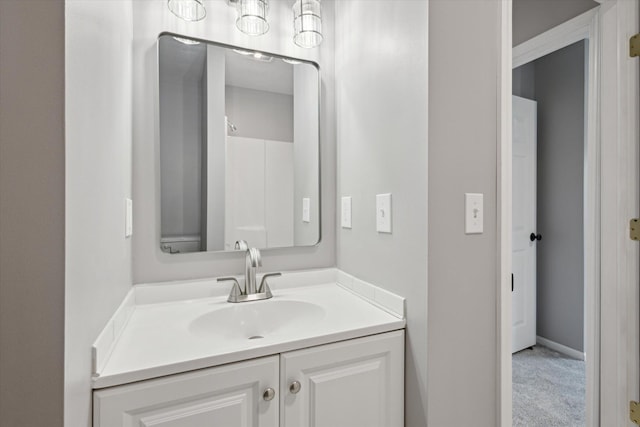 313 E Main St, Marion, MI 49665 - bathroom featuring vanity