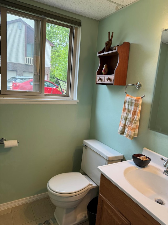 5689 Rothbury Ct, Ypsilanti, MI 48197 - bathroom with vanity and tile patterned flooring