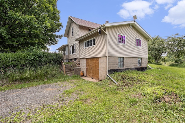 20821 J Dr N, Marshall, MI 49068 - view of side of property featuring a chimney