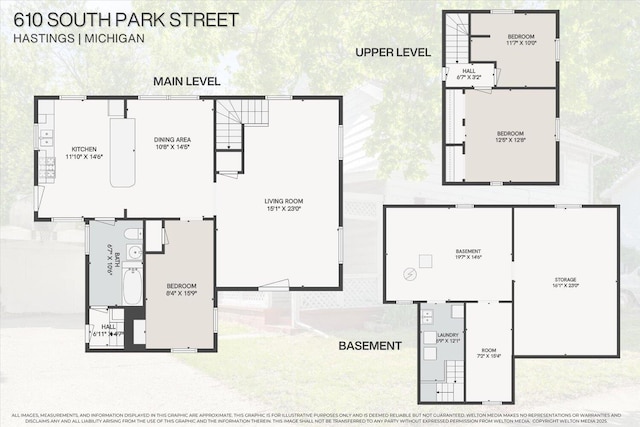 610 S Park St, Hastings, MI 49058 - view of room layout