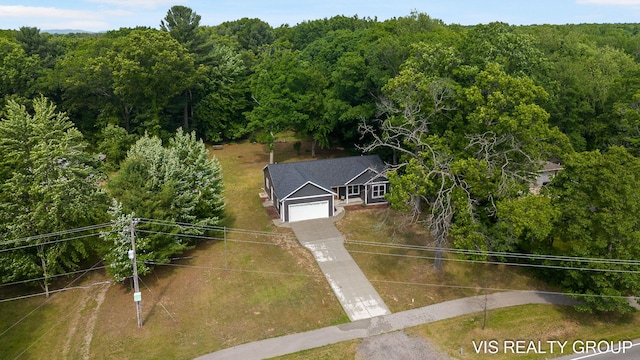 13407 152nd Ave, Grand Haven, MI 49417 - aerial view of property and surrounding area featuring a forest