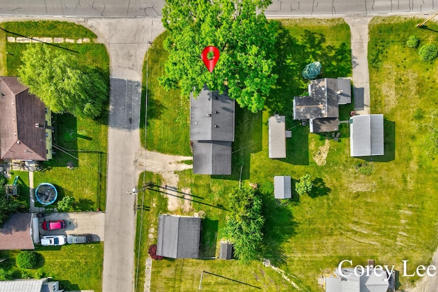 413 W Riverside Dr, Ionia, MI 48846 - drone / aerial view