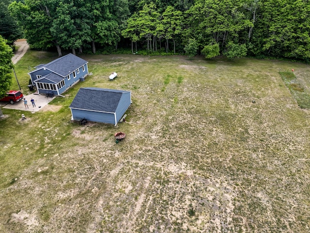 595 133rd Ave, Wayland, MI 49348 - view from above of property