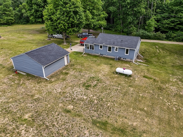595 133rd Ave, Wayland, MI 49348 - aerial view of property and surrounding area