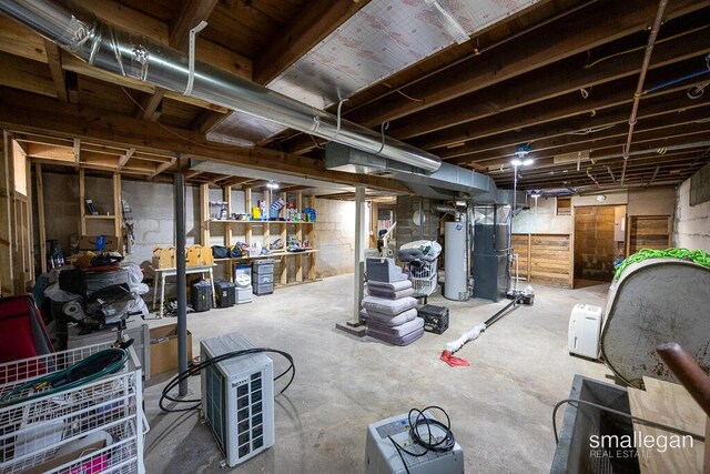 5161 Grand River Dr NE, Grand Rapids, MI 49525 - unfinished below grade area featuring water heater and heating unit