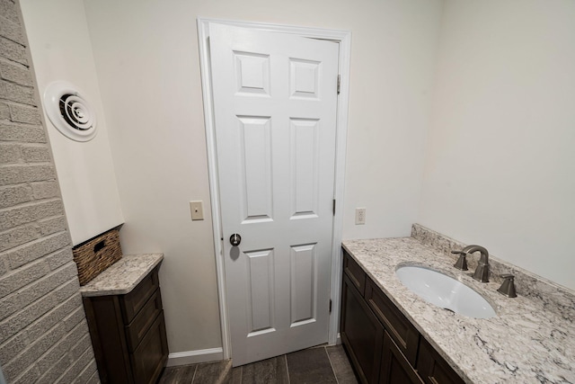 13060 Broadway Rd, Three Rivers, MI 49093 - bathroom with vanity and baseboards