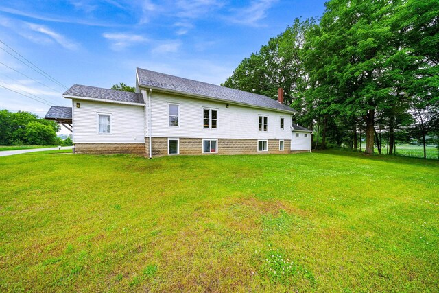 13060 Broadway Rd, Three Rivers, MI 49093 - back of property with a lawn