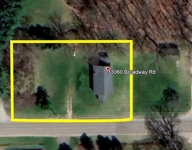 13060 Broadway Rd, Three Rivers, MI 49093 - map / location with property boundaries highlighted