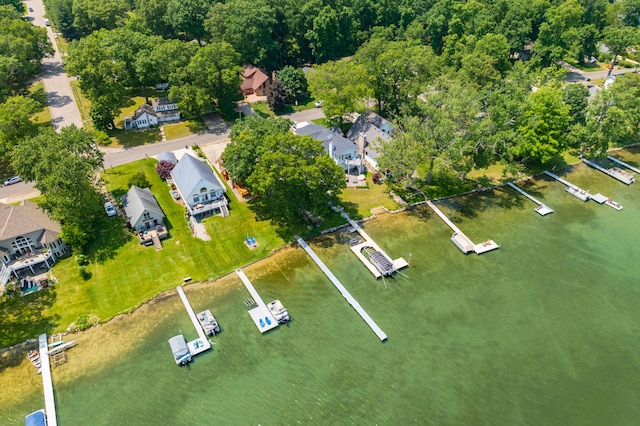 9715 Woodlawn Dr, Portage, MI 49002 - aerial overview of property's location with a nearby body of water and nearby suburban area