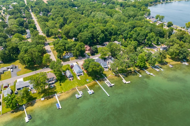 9715 Woodlawn Dr, Portage, MI 49002 - aerial perspective of suburban area featuring a nearby body of water