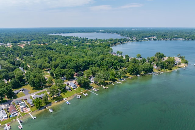9715 Woodlawn Dr, Portage, MI 49002 - aerial overview of property's location with a nearby body of water