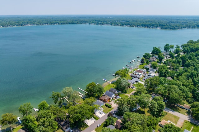 9715 Woodlawn Dr, Portage, MI 49002 - aerial view of residential area featuring a nearby body of water