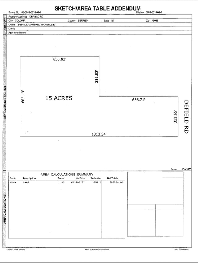 0 Defield Rd, Coloma, MI 49038