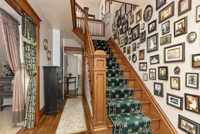 3155 24th Ave, Hudsonville, MI 49426 - stairs featuring wood finished floors and baseboards