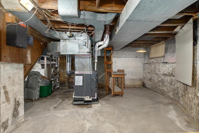 3155 24th Ave, Hudsonville, MI 49426 - unfinished below grade area featuring heating unit