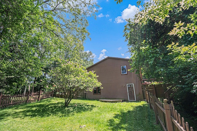 4104 Rurik Dr, Howell, MI 48843 - view of fenced backyard