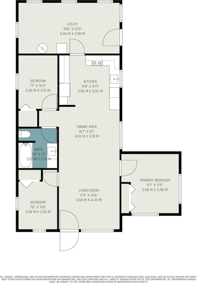 1694 S Mill Iron Rd, Muskegon, MI 49442 - view of home floor plan