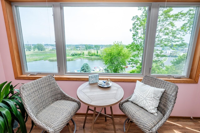 197 Wayne St, Saint Joseph, MI 49085 - sitting room with a water view and baseboards