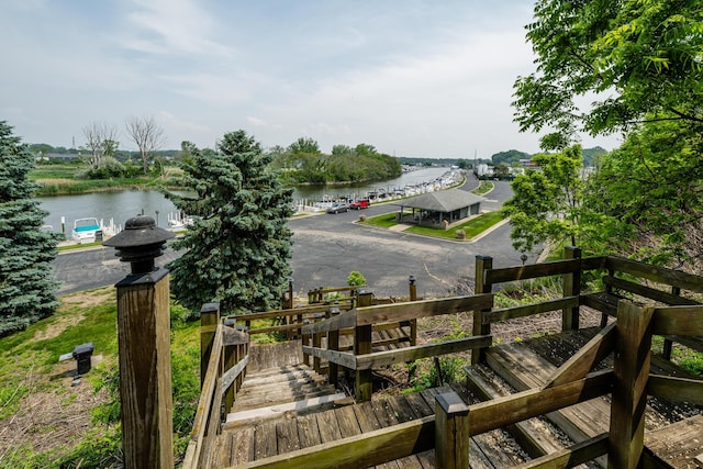 197 Wayne St, Saint Joseph, MI 49085 - dock area featuring a water view