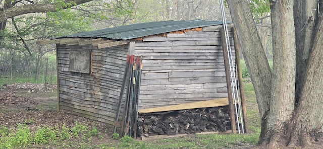 2943 108th Ave, Allegan, MI 49010 - view of shed with a forest view