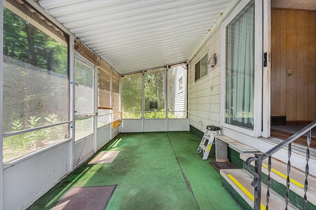 246 Ridgeway Rd, Jackson, MI 49202 - view of unfurnished sunroom