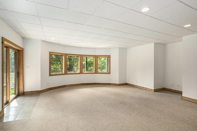 6483 N 144th Ave, Walkerville, MI 49459 - unfurnished room with healthy amount of natural light, light colored carpet, and recessed lighting