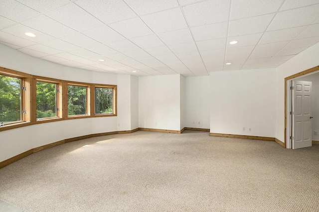 6483 N 144th Ave, Walkerville, MI 49459 - empty room featuring light colored carpet and recessed lighting