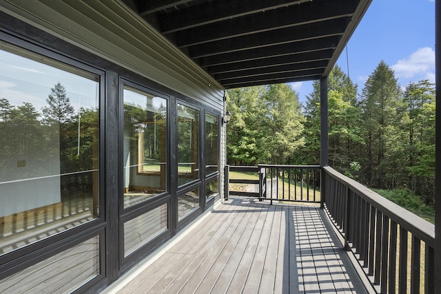 6483 N 144th Ave, Walkerville, MI 49459 - view of wooden terrace