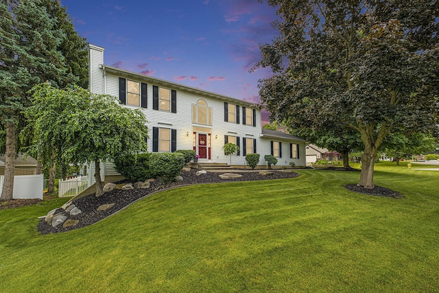 1863 Sunvale Dr SW, Wyoming, MI 49519 - colonial home featuring a chimney