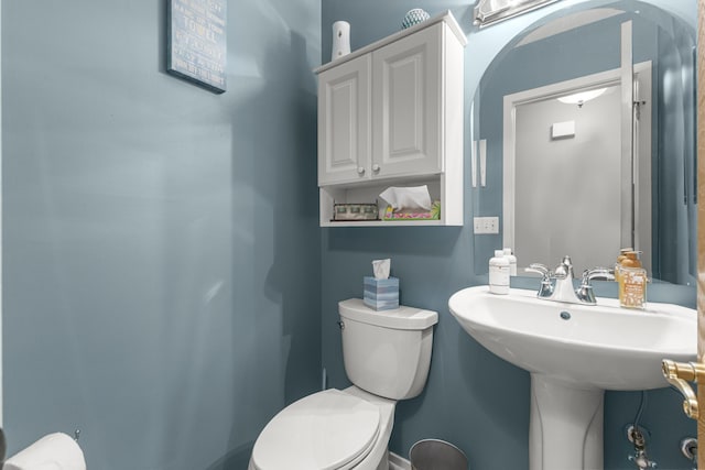 24663 Balsam Ct, Flat Rock, MI 48134 - bathroom with toilet and a sink