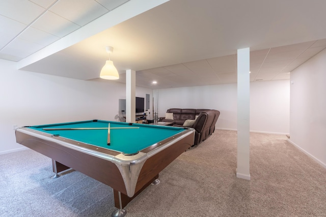1481 Kristen Path, Saint Joseph, MI 49085 - playroom with carpet floors and billiards