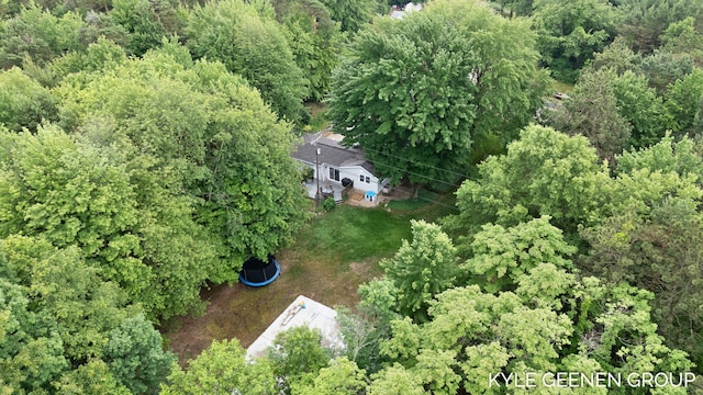 15405 Barry St, West Olive, MI 49460 - aerial view of property and surrounding area with a forest