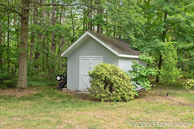 15405 Barry St, West Olive, MI 49460 - view of shed