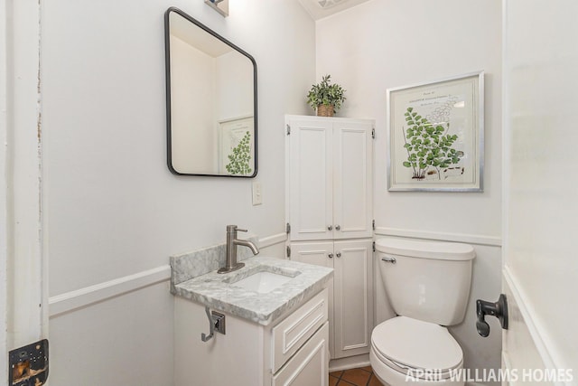 740 Van Raalte Ave, Holland, MI 49423 - bathroom featuring vanity and tile patterned flooring