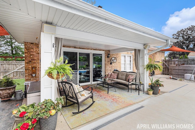 740 Van Raalte Ave, Holland, MI 49423 - view of patio / terrace with an outdoor living space