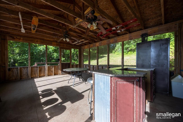 3192 W Sisson Rd, Freeport, MI 49325 - sunroom / solarium with ceiling fan