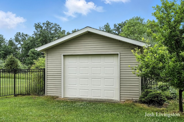 9337 Andrew Farms Dr, Alto, MI 49302 - view of detached garage