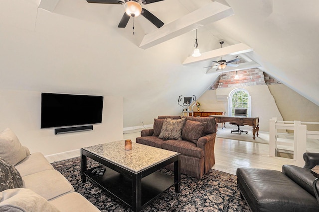 60 Lafayette Ave NE, Grand Rapids, MI 49503 - living area featuring ceiling fan, wood finished floors, and billiards table