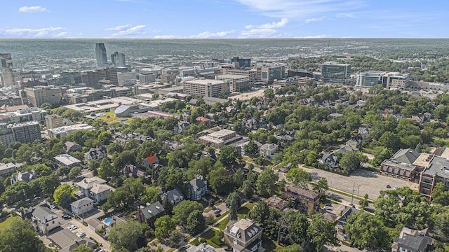 60 Lafayette Ave NE, Grand Rapids, MI 49503 - aerial view of property and surrounding area with nearby urban area
